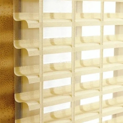 Uniek ontwerp 100% polyester ladder touw Verman blind stof gordijnen