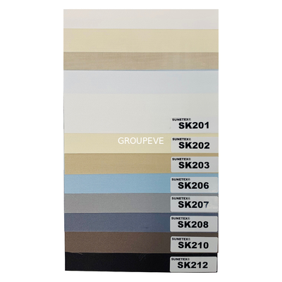 Van de Polyester Gestreepte Schaduwen van de bureaukeuken 100% de Zonneblindenstof 50mmx75mm van Combi