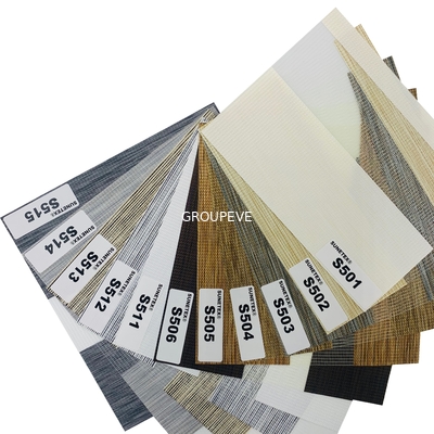 kopen 3m houten kleur dag en nacht zebra blinds stof voor gemotoriseerde zebra blinds online vervaardiging
