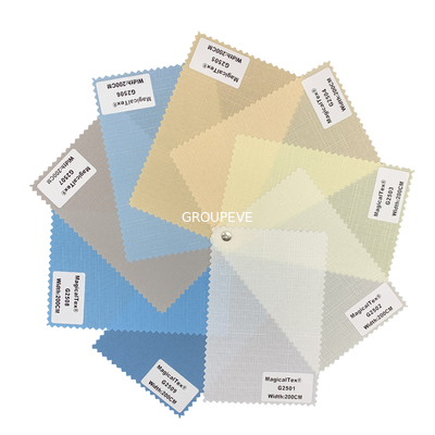kopen Voorraad Greenguard 100% Polyester Translucent Roller Blinds Stof Voor Venster Decor online vervaardiging