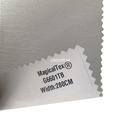 Het schuim steunde de Witte van de Rolzonneblinden van de Deklaagelektriciteitspanne Stof 340gsm