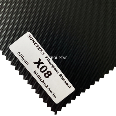 kopen 3Ply PVC 1Ply 100% glasvezel Brandbestendige blackoutstof gemotoriseerde jaloezieën stof voor vensterbehandeling online vervaardiging