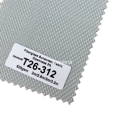 kopen Ire van de Rolzonneblinden van pvc van de Weerstandsglasvezel Materiële het Zonnescherm Blinde Stof online vervaardiging
