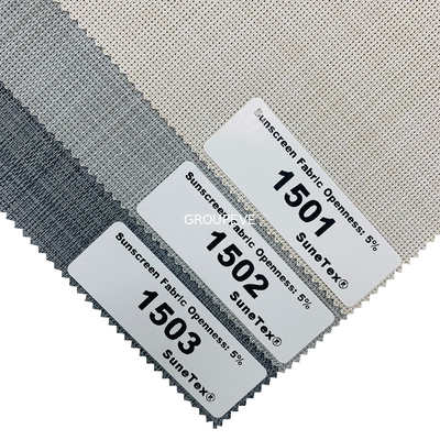 5% openheid 29% polyester 71% PVC zonnebrandcrème rolluiken Stoffen voor vensterbehandeling