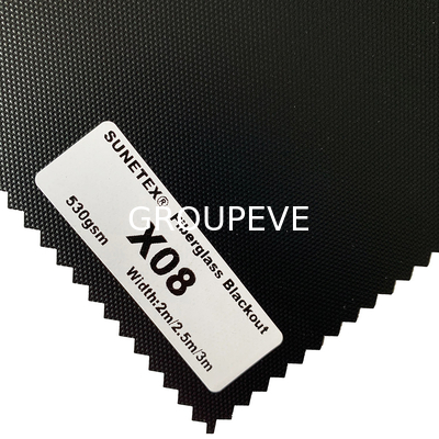 kopen Luxe Blackout Glasvezel Gordijn Stof Roller Schaduwluiken Rolluiken Stof Polyester PVC online vervaardiging