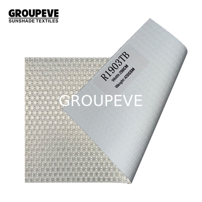 kopen Blackout gordijnstof Romeinse jaloezieën Jacquard Roller Shade Stof Textured online vervaardiging