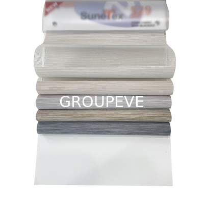 kopen De nieuwe van de Rolzonneblinden van de Stijl Semi Elektriciteitspanne Gestreepte Stof voor Huisdecor online vervaardiging