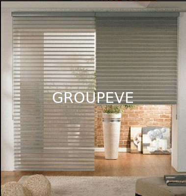 Van de de Polyesterelektriciteitspanne van de elektriciteitspannerol 100% van de de Zonneblindenstof Gestreepte Gestreepte het Gordijnstof