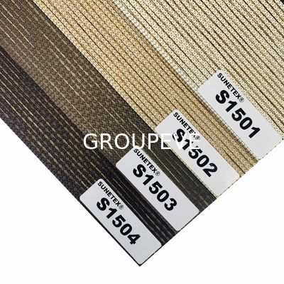 100% polyester blackout waterdicht zebra blinds stof populair zebra rolstof