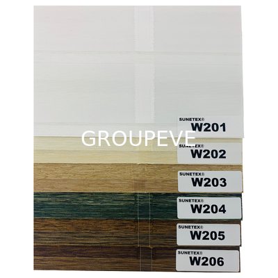 3m breedte 100% polyester doorzichtige Verman blinds rolstof voor vensterbehandeling
