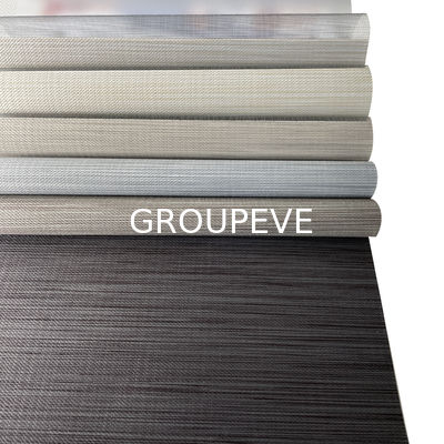 Hoogwaardige 3M breedte 100% blackout polyester dag en nacht rollen blinds stoffen voor groothandel