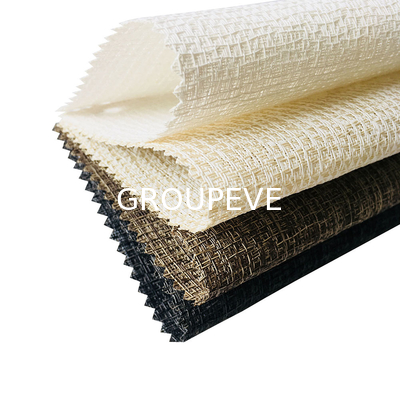 Polyester PVC zonnebrandcrème Jacquard Horizontale rolluiken Gordijnstof