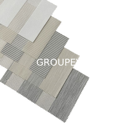 5% openheid 3m breedte FR Solar Double Layer Roller Blinds Stoffen voor vensterblinds