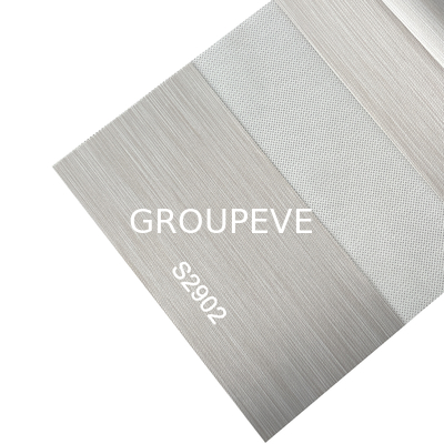 3m breedte 100% polyester doorzichtig dubbellagig rolluiken stof voor huisversiering