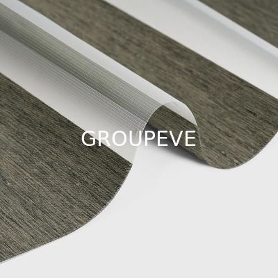 Hoogwaardige 3m breed Translucent Duo Roller Up Blinds Stoffen Voor Home Decoratie