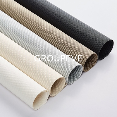 kopen Gemaakt van gemotoriseerde rolstof PVC Naast raam blinds Stof raam schaduwen voor thuis online vervaardiging