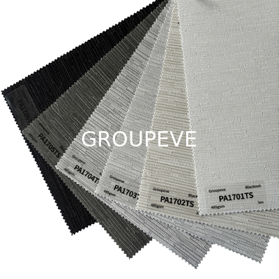 Witte coating thermische venster blackout rolluiken met koord 100% polyester materiaal