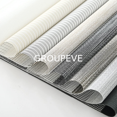 kopen Kleurvast Duurzaam UV-bestendige PVC-materiaal Zebra Blind Stof Voor Venster online vervaardiging