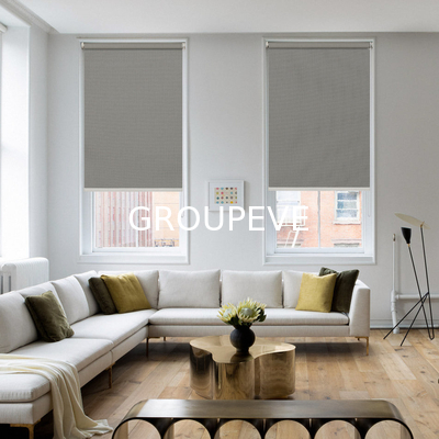 kopen Blackout Roller Blind Stof Brandbestendig PVC Zonnevenster Blind Shades Blind Stoffen Buiten online vervaardiging