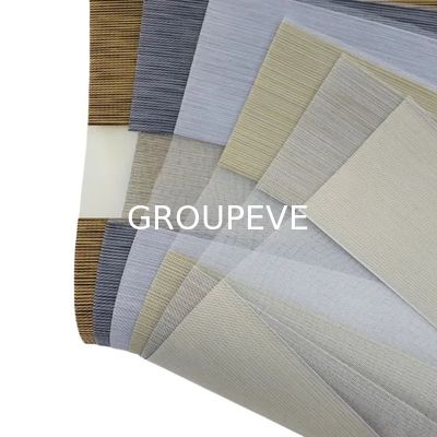kopen 425GSM Zebra Blinds Fabric with 1 Roll MOQ and Customizable Color for Office or Home Sunshade online vervaardiging
