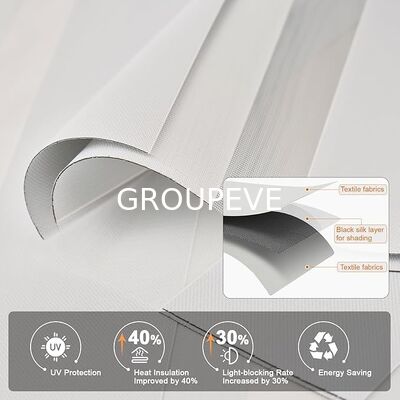 Dag en nacht zebra rolluiken lichtfilterend 100% polyester aanpasbare raamluiken