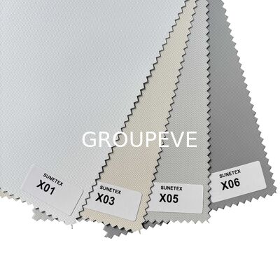 kopen 3 Ply PVC & 1 Ply 100% glasvezel zonnebrandstof met UPF 50+ en waterdicht voor rolluiken en zonneschermen online vervaardiging