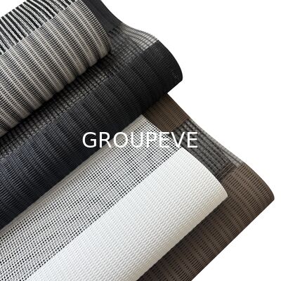 100% polyester horizontale dag-nacht half-blackout zebra rolluiken stof voor thuis