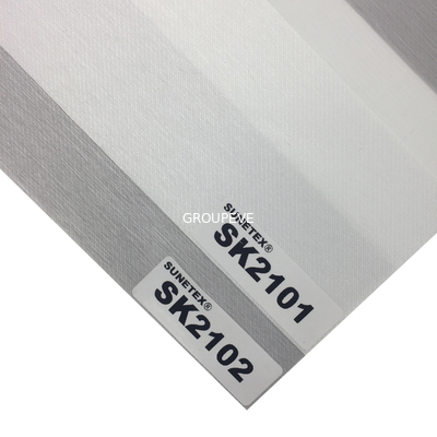 Goede prijs. Van de de Zonneblindenstof van de venster semi-Elektriciteitspanne de Gestreepte Schaduwen van de de Laag100% Polyester Dubbele voor Vensters online