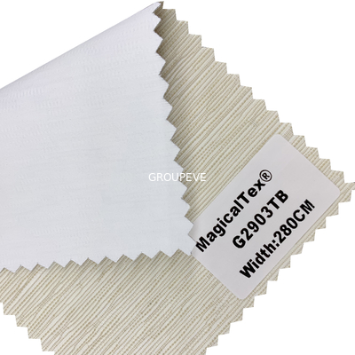Goede prijs. Gepersonaliseerde breedte 2m/2.3m/2.5m/3m G2900TB Witte kleur Blackout Roller Shade Blind Stof voor thuis online