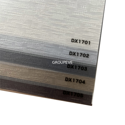 Goede prijs. Stoffen van de rolzonneblinden van de douane dag en nacht 100% polyester de doorzichtige voor huisdecor online
