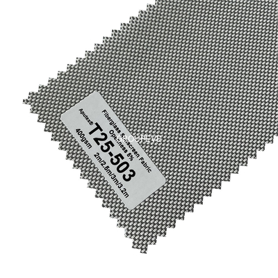 Goede prijs. 0.75mm Polyeste de Stoffenkeperstof die van het Glasvezelzonnescherm 2x2 weven online