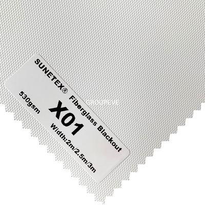 Goede prijs. 530GSM de horizontale Waterdichte Stof ISO9001 van het Glasvezelzonnescherm online