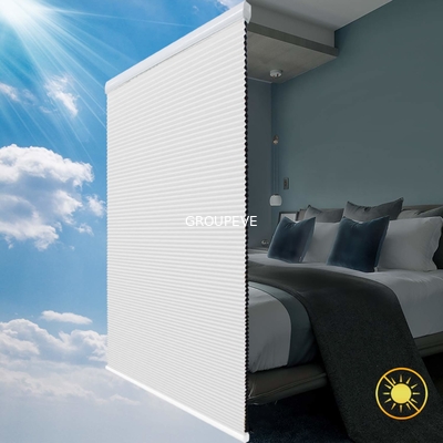 Goede prijs. Van de de Vouwen omhoog Cellulaire Stof van de huiselektriciteitspanne Draadloze Geplooide het Vensterzonneblinden online