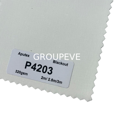 Goede prijs. van de de Polyesterdouane van 320g 100% Stoffen van de Rolzonneblinden de Ondoorzichtige voor Huisdecor online