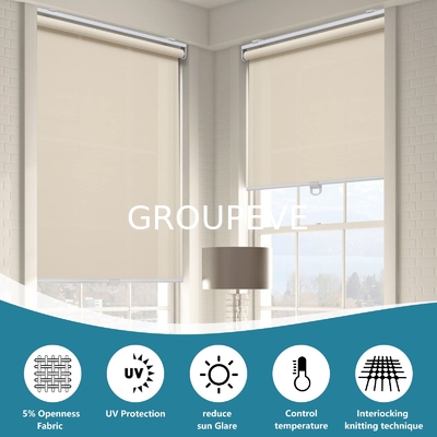 Goede prijs. Anti-UV zonnebrandstofstof Blackout Roller Blind stof voor raamluiken online