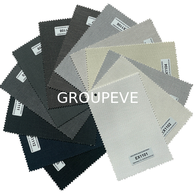 Goede prijs. Plain 1% openheid zonnebrandstof rolstof voor kantoor en project binnenshuis polyester online