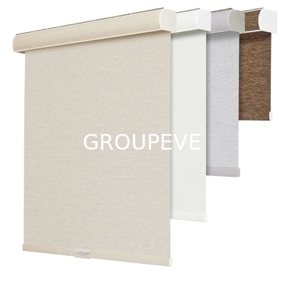 Goede prijs. Polyester en PVC-venster binnen horizontale jacquard polyester rolluik zonnebrandstof stoffen online