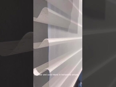 De premierol stelt Semi Gestreepte de Zonneblindenstof van het Elektriciteitspannezonnescherm voor Huis in de schaduw