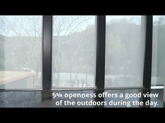 5% van de de Schaduwenstof van het openheidszonnescherm de Zonnezon die Met veerwerking de Schaduwen van Rolzonneblinden voor Venster in de schaduw stellen