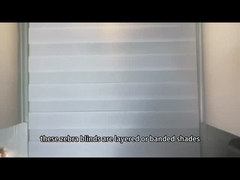 Hoog - verblindt de kwaliteits dag en nacht Gestreepte Rol de Lichte Filtrerende Zonneblinden van het Schaduwen Gestreepte Venster