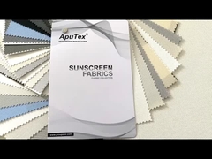 Het vuurvaste Zware Dikke van de Stoffenpvc van het Glasvezelzonnescherm Materiaal van de Rolzonneblinden