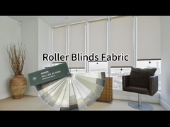 Polyester PVC zonnebrandcrème Jacquard Horizontale rolluiken Gordijnstof