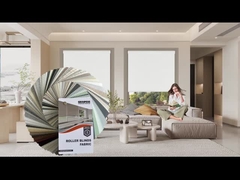 Witte coating brandvertrager Blackout Windows Roller Blind Stoffen Voor Hotel