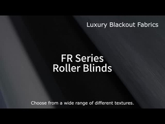 340GSM Witte achterste Jacquard Pattern Roller Blind Stof voor woningversiering